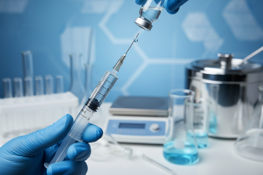 Luer Lock and Luer Slip syringes used in a Canadian laboratory setting
